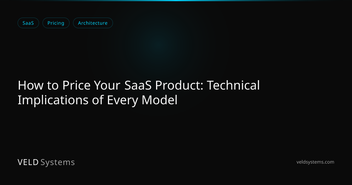 How to Price Your SaaS Product: Technical Implications of Every Model ...