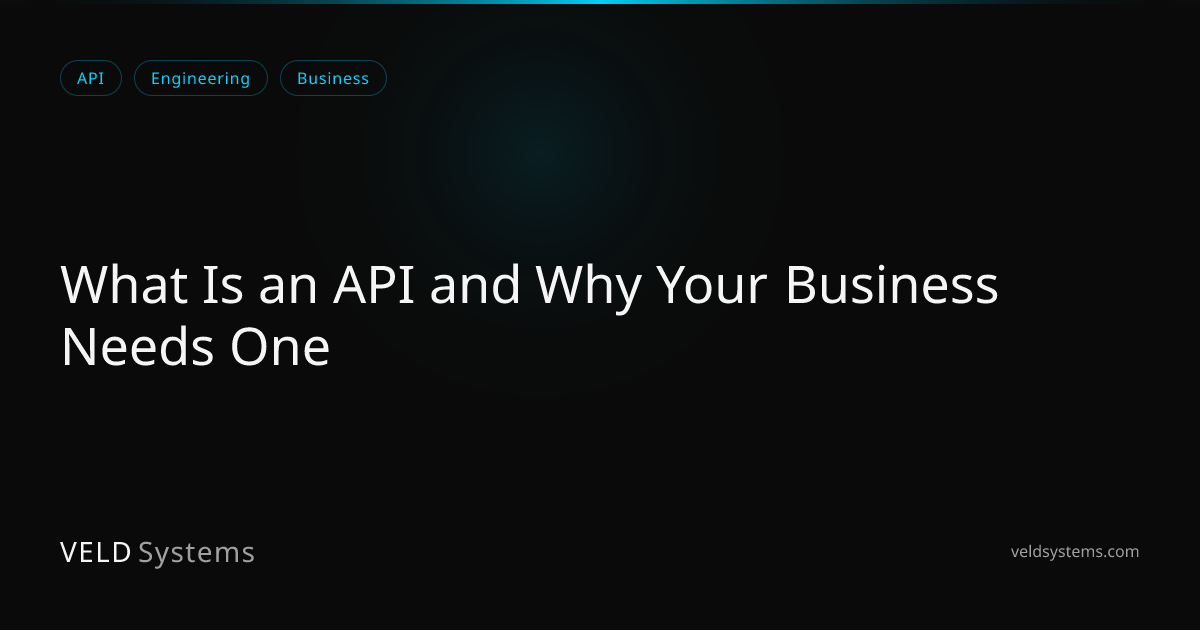 What Is an API and Why Your Business Needs One | Veld Systems
